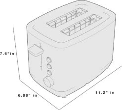 GE Stainless Steel Toaster | 2 Slice | Extra Wide Slots For Toasting Bagels, Breads, Waffles & More | 7 Shade Options For The Entire Household To Enjoy | Countertop Kitchen Essentials | 850 Watts -Appliantrix Cheap Store 71ofPPbnj8S. AC SL1500