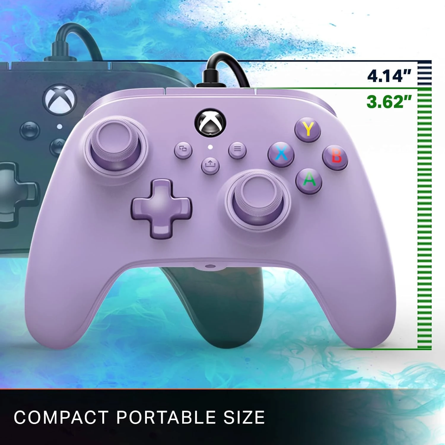 PowerA Nano Enhanced Wired Controller For Xbox Series X|S - Lilac, Portable, Compact, Gamepad, Video Game, Gaming Controller, Works With Xbox One And Windows 10/11 2 PowerA Nano Enhanced Wired Controller For Xbox Series X|S - Lilac, Portable, Compact, Gamepad, Video Game, Gaming Controller, Works With Xbox One And Windows 10/11 - Image 2