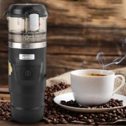 Feature 1. Portable Car Coffee Maker Allows You To Drink Fragrant Coffee Anytime And Anywhere. 2. Powered By 12V Cigarette Lighter Plug Of The Car Simpel Operation And Convenient To Use. 3. Features Automatic Temperature Controlling System And Boil Dry Protection Safe To Use. 4. Sealing Protection Gets Level IP10 Standards Effectively Prevent Spilling Keep Your Car Tidy. 5. Automatic Fault Detection And Alarm Protection System With Multi Pressure Protection Device Durable To Use. 6. Made Of High Quality Nylon + Stainless Steel Material For Maximum Durability And Stable Performance. Specification Item Type Car Coffee Machine Material Nylon + Stainless Steel Color Black Voltage 12V Size Approx. 90 X 230mm 3.5 X 9.1in Fitment Universal For 12V Car Power 115W Capacity Approx. 65ml Package List 1 X Coffee Machine 1 X Filter Screen 1 X Spoon 1 X Cleaning Rod 1 X Safety Pin 2 X Fuse 2 X Gasket 1 X Manual -Appliantrix Cheap Store 71op4SH14jL. AC SL1500