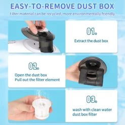 GENERIC Mattress Vacuum Cleaner,Handheld UV Bed Vacuum,Cable Mite Remover Cleaning Machine With 11KPa Powerful Suction，Effectively Removes Dust, Tiny Particles And Pollen -Appliantrix Cheap Store 71p0c60Q9yL. AC SL1500