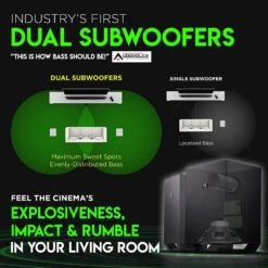 Nakamichi Shockwafe Elite 7.2.4 Channel 800W Dolby Atmos/DTS:X Soundbar With Dual 8” Subwoofers (Wireless) & 2 Rear Surround Speakers. Enjoy Plug And Play True 360° Cinema Sound & Room-Shaking Bass -Appliantrix Cheap Store 71psKOlZY5L. AC SL1500