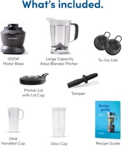 NutriBullet ZNBF30500Z Blender Combo 1200 Watt, 1200W, Dark Gray -Appliantrix Cheap Store 71pvPV2uNGL. AC SL1500