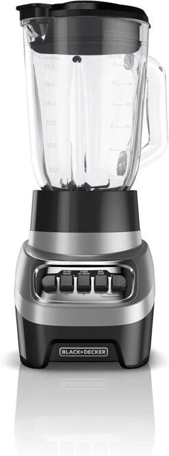 Black & Decker BLACK+DECKER PowerCrush Multi-Function Blender With 6-Cup Glass Jar, 4 Speed Settings, Silver -Appliantrix Cheap Store 71rcr2iyTsL. AC SL1500