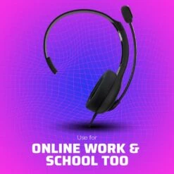 PDP LVL30 Wired Headset With Single-Sided One Ear Headphone For PlayStation, PS4, PS5 - Mac, Tablet Compatible - Noise-Cancelling Mic - Lightweight, Cool Comfort, Great For Gaming - Black -Appliantrix Cheap Store 71rojIooIRL. SL1080