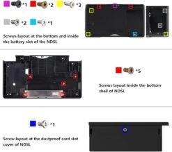 EXtremeRate Clear Replacement Full Housing Shell For Nintendo DS Lite, Custom Handheld Console Case Cover With Buttons, Screen Lens For Nintendo DS Lite NDSL - Console NOT Included -Appliantrix Cheap Store 71sam4t30cL. AC UL1500