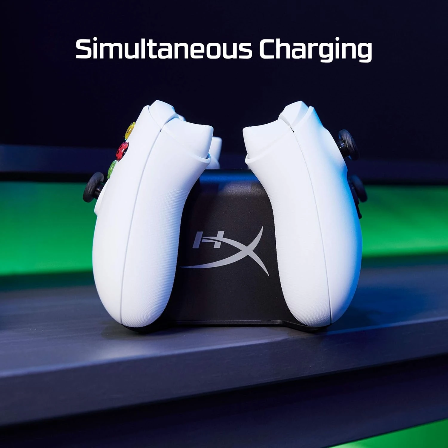 HyperX ChargePlay Duo - Charging Station For Xbox Series X|S And Xbox One Wireless Controllers, Includes Two 1400mAh Rechargeable Battery Packs And Additional Battery Doors 4 HyperX ChargePlay Duo - Charging Station For Xbox Series X|S And Xbox One Wireless Controllers, Includes Two 1400mAh Rechargeable Battery Packs And Additional Battery Doors - Image 4