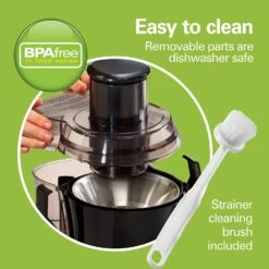 Hamilton Beach Juicer Machine, Big Mouth Large 3” Feed Chute For Whole Fruits And Vegetables, Easy To Clean, Centrifugal Extractor, BPA Free, 800W Motor, Black 12 Hamilton Beach Juicer Machine, Big Mouth Large 3” Feed Chute For Whole Fruits And Vegetables, Easy To Clean, Centrifugal Extractor, BPA Free, 800W Motor, Black -Appliantrix Cheap Store 71u7GT5NUSS. AC SL1500