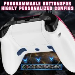 Gamrombo 32Ft Wireless Controller Compatible For Xbox Series X/S/Xbox One/Xbox One X/S/Android/iOS/PC Windows 7/8/10/11, Built-in Dual Vibration/3.5mm Audio Jack/TURBO/Macro Function -Deep Pink -Appliantrix Cheap Store 71u8M7rdf0L. AC SL1500