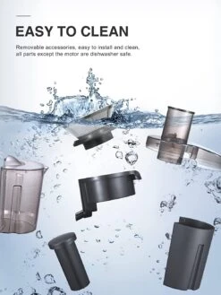 Qcen Juicer Machine, 500W Centrifugal Juicer Extractor With Wide Mouth 3” Feed Chute For Fruit Vegetable, Easy To Clean, Stainless Steel, BPA-free (Black) -Appliantrix Cheap Store 71u9C18b9sL. AC SL1500