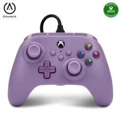 PowerA Nano Enhanced Wired Controller For Xbox Series X|S - Lilac, Portable, Compact, Gamepad, Video Game, Gaming Controller, Works With Xbox One And Windows 10/11
