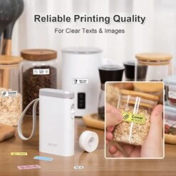 NELKO Label Maker Machine With Tape, P21 Portable Bluetooth Label Printer, Wireless Built-in Cutter Sticker Maker Mini Label Makers With Multiple Templates For Organizing Storage Office Home, White 15 NELKO Label Maker Machine With Tape, P21 Portable Bluetooth Label Printer, Wireless Built-in Cutter Sticker Maker Mini Label Makers With Multiple Templates For Organizing Storage Office Home, White -Appliantrix Cheap Store 71vK2q5NgEL. AC SL1500
