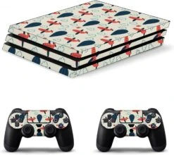 Airplane Balloon Cloud Sticker Skin For PS-4 Slim Console And Controller Full Wrap Skin Protector Cover Compatible With PS-4 Pro -Appliantrix Cheap Store 71vh99bRR0L. AC SL1500