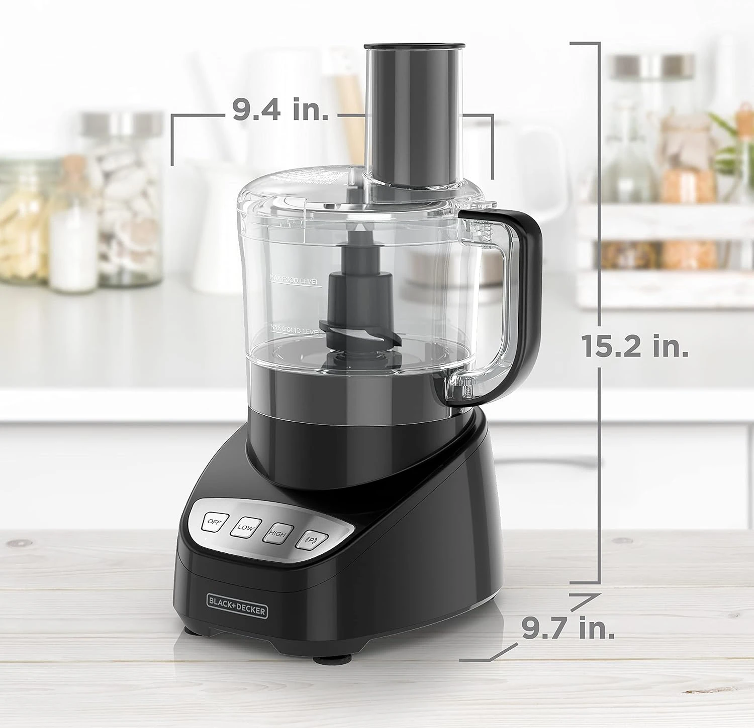 Black & Decker BLACK+DECKER Easy Assembly 8-Cup Food Processor 8 Black & Decker BLACK+DECKER Easy Assembly 8-Cup Food Processor - Image 8