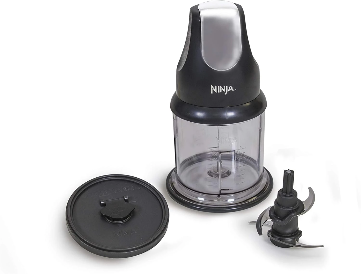 Ninja Food Chopper Express Chop With 200-Watt, 16-Ounce Bowl For Mincing, Chopping, Grinding, Blending And Meal Prep (NJ110GR) 6 Ninja Food Chopper Express Chop With 200-Watt, 16-Ounce Bowl For Mincing, Chopping, Grinding, Blending And Meal Prep (NJ110GR) - Image 6