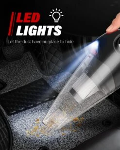 HOMXIAOWO Handheld Vacuum Cordless,Power Rechargeable Car Wireless Vacuum Cleaner,Small Portable Hand Vacuum Cordless Rechargeable,Mini Handheld Vacuum Cleaner For Car Interior/Home Use -Appliantrix Cheap Store 71whuLVncML. AC SL1500