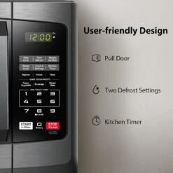 TOSHIBA EM925A5A-BS Countertop Microwave Oven, 0.9 Cu Ft With 10.6 Inch Removable Turntable, 900W, 6 Auto Menus, Mute Function & ECO Mode, Child Lock, LED Lighting, Black Stainless Steel 15 TOSHIBA EM925A5A-BS Countertop Microwave Oven, 0.9 Cu Ft With 10.6 Inch Removable Turntable, 900W, 6 Auto Menus, Mute Function & ECO Mode, Child Lock, LED Lighting, Black Stainless Steel -Appliantrix Cheap Store 71wxWPUKE2S. AC SL1500