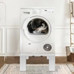 CHINCHILLA Heavy Duty Mini Fridge Stand-Adjustable Washing Machine Base Stand With 4 Heavy Duty Feet Increase 12 Inch Height Universal Dryer Stand For Refrigerator Furniture Washing Dryer -Appliantrix Cheap Store 71xryzE06L. AC SL1500