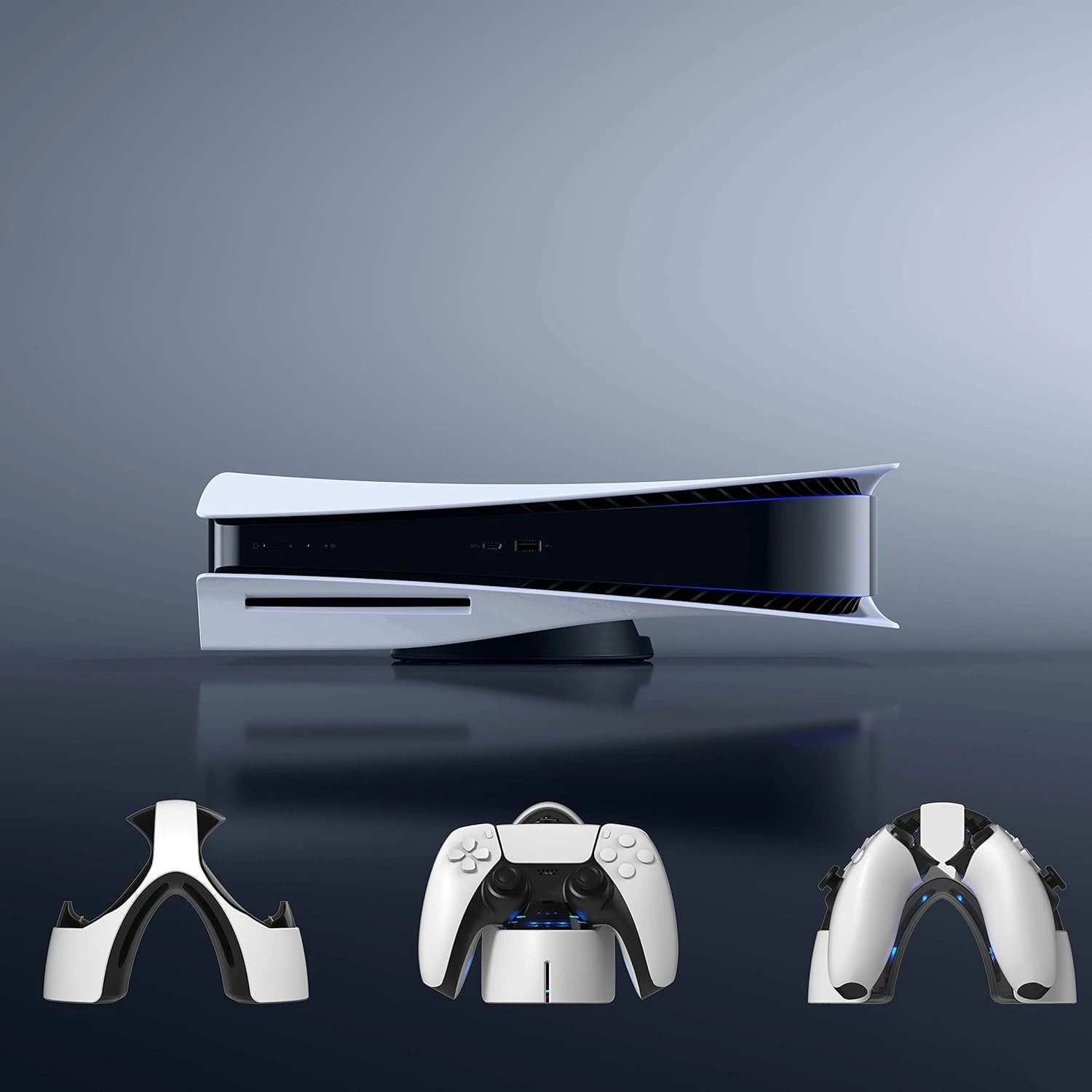 PS5 Charging Station,Dual Charging Dock For Play Station 5 Dualsense Game Controller Support Fast Charging 3 PS5 Charging Station,Dual Charging Dock For Play Station 5 Dualsense Game Controller Support Fast Charging - Image 3