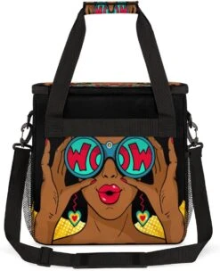 Cfpolar Coffee Maker Carrying Bag African Women Wow Travel Coffee Machine Bag Carrying Organizer Case Portable Single Serve Coffee Brewer Tote Bag Storage Bag For Camping Picnic -Appliantrix Cheap Store 71zBIIB06nL. AC SL1200