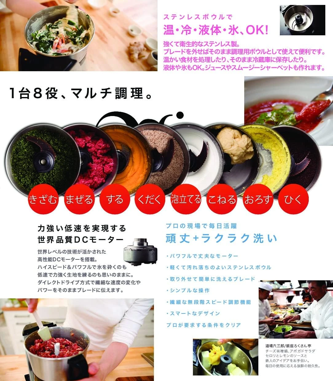 Yamamoto Electric Multi Food Processor MB-MM56W (WHITE)【Japan Domestic Genuine Products 3 Yamamoto Electric Multi Food Processor MB-MM56W (WHITE)【Japan Domestic Genuine Products - Image 3