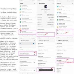 USB C Headphones Magnetic Earbuds Noise Canceling In-Ear Wired Earphone + Type C To A Adapter For IPad 10 Pro For Samsung A53 A54 S23 S22 S21 S20 Galaxy Z Flip 5 Fold 4 3 Computer Laptop Desktop Zoom -Appliantrix Cheap Store 811VH6dHEcL. AC SL1500
