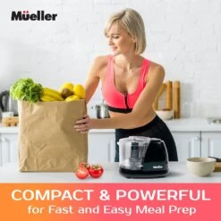 Mueller Mini Food Processor, Electric Food Chopper, 1.5-cup Meat Grinder, Mix, Chop, Mince And Blend Vegetables, Fruits, Nuts, Meats, Stainless Steel Blade, Black -Appliantrix Cheap Store 816A8GT6jL. AC SL1500