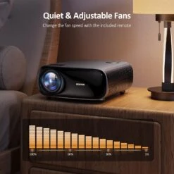 NexiGo PJ40 Projector With WiFi And Bluetooth, Native 1080P, 4K Supported, Projector For Outdoor Movies, 300 Inch, Zoomable, 20W Speakers, Home Theater, Compatible W/TV Stick, IOS, Android (Black) 14 NexiGo PJ40 Projector With WiFi And Bluetooth, Native 1080P, 4K Supported, Projector For Outdoor Movies, 300 Inch, Zoomable, 20W Speakers, Home Theater, Compatible W/TV Stick, IOS, Android (Black) -Appliantrix Cheap Store 81CgbBWDHLL. AC SL1500
