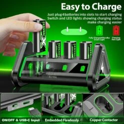 Kytok Rechargeable Battery Pack, Battery Charger Compatible With Xbox One/Series X|S/Xbox Elite Controller, 4 X 1800 MAh Controller Battery Pack Replacement For Xbox Series X|S/Xbox One Controller 11 Kytok Rechargeable Battery Pack, Battery Charger Compatible With Xbox One/Series X|S/Xbox Elite Controller, 4 X 1800 MAh Controller Battery Pack Replacement For Xbox Series X|S/Xbox One Controller -Appliantrix Cheap Store 81GibB8DFL. AC SL1500