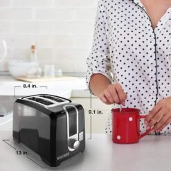Black & Decker BLACK+DECKER 2-Slice Toaster, One Size -Appliantrix Cheap Store 81IGtEG5iQL. AC SL1500