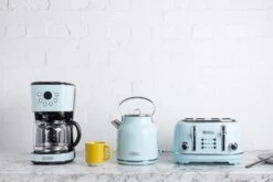 HADEN 75032 Heritage Innovative 12 Cup Capacity Programmable Vintage Retro Home Countertop Coffee Maker Machine With Glass Carafe (12 Cup, Turquoise) -Appliantrix Cheap Store 81JE7hoOyL. AC SL1500