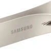 SAMSUNG BAR Plus 3.1 USB Flash Drive, 128GB, 400MB/s, Rugged Metal Casing, Storage Expansion For Photos, Videos, Music, Files, MUF-128BE3/AM, Champagne Silver