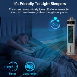 Portable Air Conditioners, 3-IN-1 Air Conditioner Portable For Room, 3 Speeds Evaporative Air Cooler, Fast Cooling Portable AC W/Timer, 52° Oscillation Tower Fan, Remote Swamp Cooler For Office -Appliantrix Cheap Store 81Jdls3b0L. AC SL1500