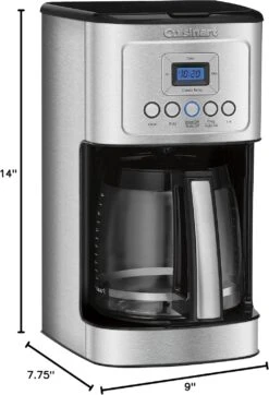 Cuisinart Coffee Maker, 14-Cup Glass Carafe, Fully Automatic For Brew Strength Control & 1-4 Cup Setting, Stainless Steel, DCC-3200P1 11 Cuisinart Coffee Maker, 14-Cup Glass Carafe, Fully Automatic For Brew Strength Control & 1-4 Cup Setting, Stainless Steel, DCC-3200P1 -Appliantrix Cheap Store 81LPjV4bNxL. AC SL1500