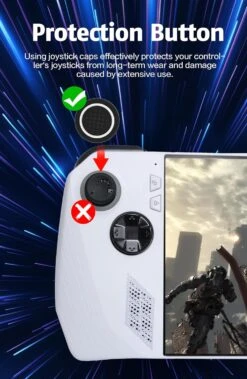 ASUS ROG Ally Thumb Grip Caps, Soft Silicone Joystick Cover Compatible With ASUS ROG Ally - (Two Sets) -Appliantrix Cheap Store 81LQpNtdjxL. AC SL1500