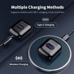 Wireless Earbuds Bluetooth 5.3 Headphones Playback Stereo 36H Battery Life LED Power Display Earbuds With Wireless Charging Case IPX6 Waterproof Bluetooth Earbuds With Mic For Android IOS -Appliantrix Cheap Store 81M4bUqh8YL. AC SL1500