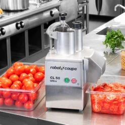 Robot Coupe CL50EULTRA Single-Speed Cutter Mixer Continuous Feed Commercial Food Processor With Side Discharge, 120v -Appliantrix Cheap Store 81M7LZz1L. SL1500