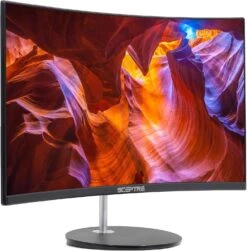 Sceptre Curved 24-inch Gaming Monitor 1080p R1500 98% SRGB HDMI X2 VGA Build-in Speakers, VESA Wall Mount Machine Black (C248W-1920RN Series) -Appliantrix Cheap Store 81OjbZHDdML. AC SL1500