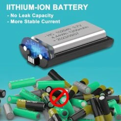 Rechargeable Battery Pack For Xbox One Controller,2x1200mAh Lithium Xbox Batteries+2x8.2Ft Micro USB Charging Cable+2pcs Handle Battery Cover Black For Xbox One/Xbox One S|X/Xbox One Elite Controllers 13 Rechargeable Battery Pack For Xbox One Controller,2x1200mAh Lithium Xbox Batteries+2x8.2Ft Micro USB Charging Cable+2pcs Handle Battery Cover Black For Xbox One/Xbox One S|X/Xbox One Elite Controllers -Appliantrix Cheap Store 81S3FU2kGjL. SL1500