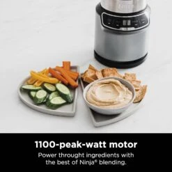 Ninja BN401 Nutri Pro Compact Personal Blender, Auto-iQ Technology, 1100-Peak-Watts, For Frozen Drinks, Smoothies, Sauces & More, With (2) 24-oz. To-Go Cups & Spout Lids, Cloud Silver -Appliantrix Cheap Store 81Tcnww8UL. AC SL1500