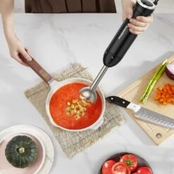 Bonsenkitchen Handheld Blender, Electric Hand Blender 12-Speed & Turbo Mode, Immersion Blender Portable Stick Mixer With Stainless Steel Blades For Soup, Smoothie, Puree, Baby Food -Appliantrix Cheap Store 81ThpH0IFXL. AC SL1500