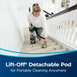 BISSELL 2998 MultiClean Allergen Lift-Off Pet Vacuum With HEPA Filter Sealed System, Lift-Off Portable Pod, LED Headlights, Specialized Pet Tools, Easy Empty,Blue/ Black -Appliantrix Cheap Store 81USIKxN7QL. AC SL1500