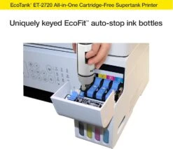 Epson® Epson EcoTank ET-2720 Wireless Color All-in-One Supertank Printer With Scanner And Copier - White -Appliantrix Cheap Store 81Y3cXTQVKL. AC SL1500