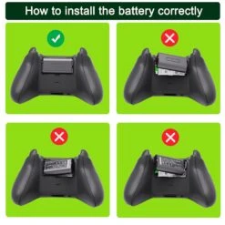 Rechargeable Battery Pack For Xbox One Controller,2x1200mAh Lithium Xbox Batteries+2x8.2Ft Micro USB Charging Cable+2pcs Handle Battery Cover Black For Xbox One/Xbox One S|X/Xbox One Elite Controllers 12 Rechargeable Battery Pack For Xbox One Controller,2x1200mAh Lithium Xbox Batteries+2x8.2Ft Micro USB Charging Cable+2pcs Handle Battery Cover Black For Xbox One/Xbox One S|X/Xbox One Elite Controllers -Appliantrix Cheap Store 81YCrC60L2L. SL1500