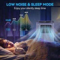 Portable Air Conditioners, 8500 BTU Portable AC Uint With Dehumidifier & Fan Mode For Room Up To 350 Sq.Ft, 3-in-1 Room Air Conditioner With Remote, 24Hrs Timer, Installation Kit For Home Office -Appliantrix Cheap Store 81a 25V52gL. AC SL1500