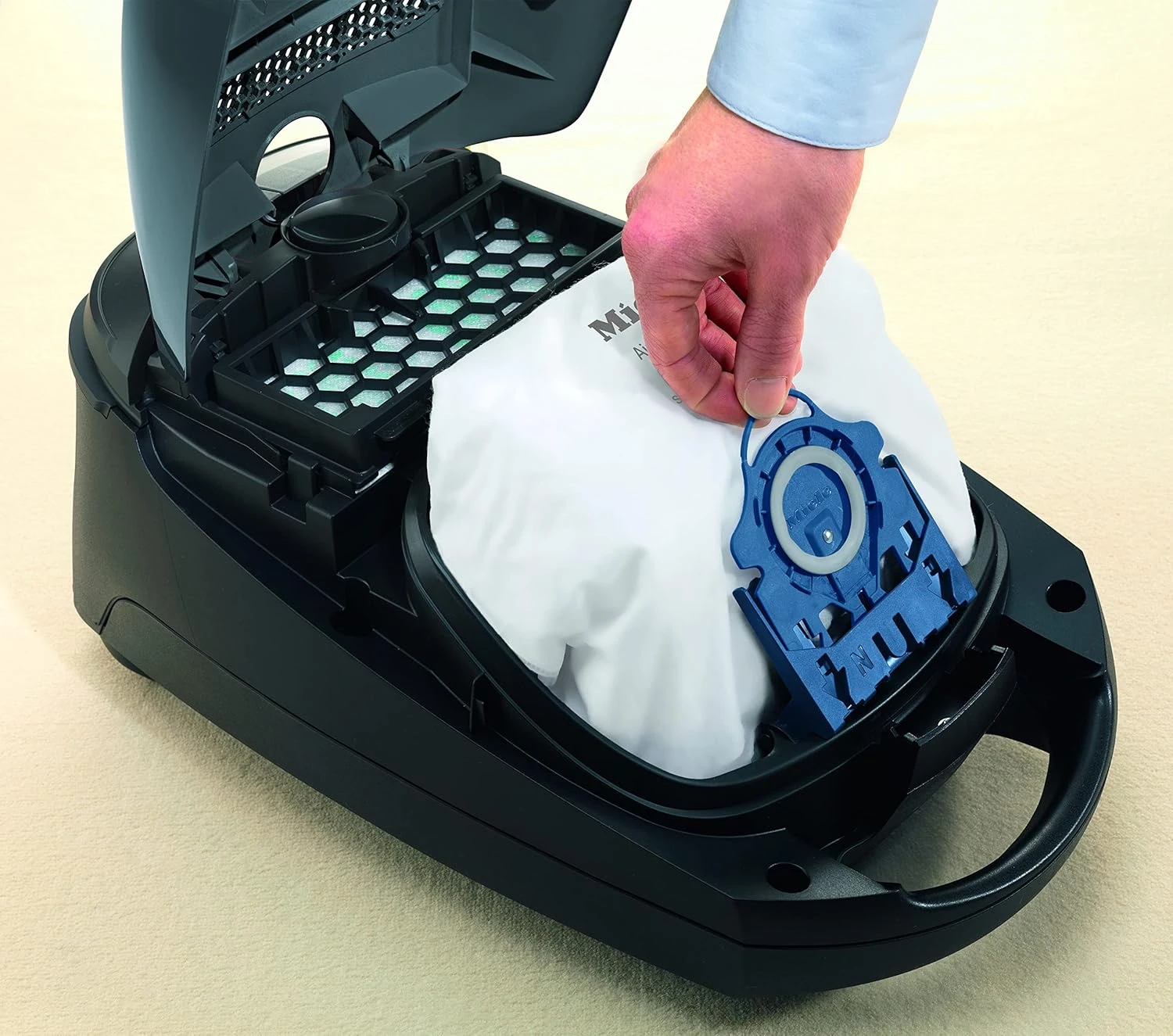 Miele Classic C1 Pure Suction Bagged Canister Vacuum, Graphite Grey - Portable, Household 4 Miele Classic C1 Pure Suction Bagged Canister Vacuum, Graphite Grey - Portable, Household - Image 4