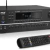 Pyle 7.1-Channel Hi-Fi Bluetooth Stereo Amplifier - 2000 Watt AV Home Theater Speaker Subwoofer Surround Sound Receiver W/ Radio, USB, RCA, HDMI, MIC IN, Supports 4K UHD TV, 3D, Blu-Ray - PT796BT
