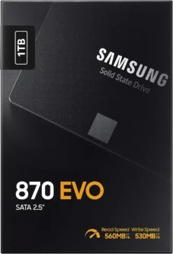 SAMSUNG 870 EVO SATA III SSD 1TB 2.5” Internal Solid State Drive, Upgrade PC Or Laptop Memory And Storage For IT Pros, Creators, Everyday Users, MZ-77E1T0B/AM 9 SAMSUNG 870 EVO SATA III SSD 1TB 2.5” Internal Solid State Drive, Upgrade PC Or Laptop Memory And Storage For IT Pros, Creators, Everyday Users, MZ-77E1T0B/AM -Appliantrix Cheap Store 81fuXR JPGL. AC SL1500
