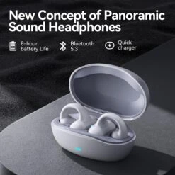 Sanag Earring Wireless Earbuds Bluetooth 5.3 With Charging Case|Open Ear Headphones Compatible With IPhone/Samsung Phone For Men,Women,and Kids-White 15 Sanag Earring Wireless Earbuds Bluetooth 5.3 With Charging Case|Open Ear Headphones Compatible With IPhone/Samsung Phone For Men,Women,and Kids-White -Appliantrix Cheap Store 81hwTK3ZgvL. AC SL1500