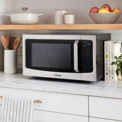 TOSHIBA ML-EM45PIT(SS) Countertop Microwave Oven With Inverter Technology, Kitchen Essentials, Smart Sensor, Auto Defrost, 1.6 Cu Ft, 13.6" Removable Turntable, 33lb.&1350W, Stainless Steel -Appliantrix Cheap Store 81hzxpgX9UL. AC SL1500
