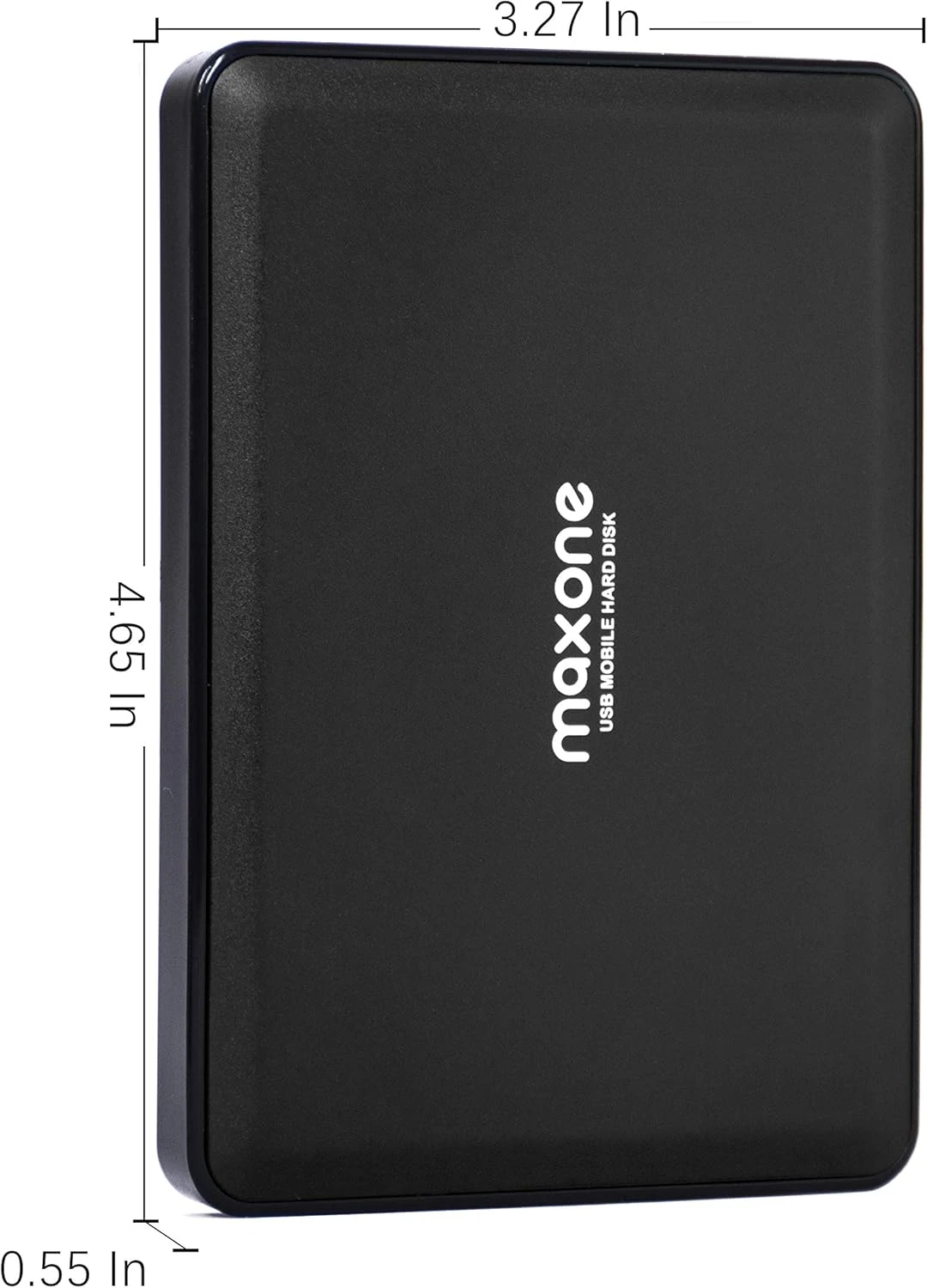 Maxone Portable External Hard Drives 500GB-USB 3.0 2.5'' HDD Backup Storage For PC, Desktop, Laptop, Mac, MacBook, Xbox One, PS4,TV, Chromebook, Windows - Black 3 Maxone Portable External Hard Drives 500GB-USB 3.0 2.5'' HDD Backup Storage For PC, Desktop, Laptop, Mac, MacBook, Xbox One, PS4,TV, Chromebook, Windows - Black - Image 3